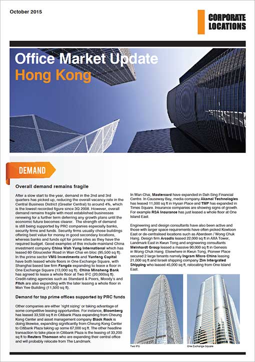 Office Market Update October 2015