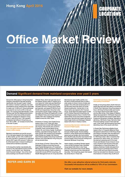 Office Market Review April 2016