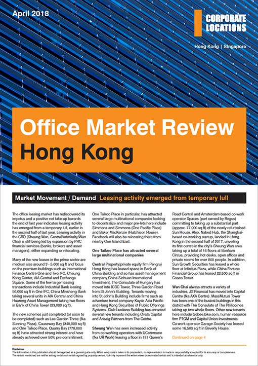 Office Market Review April 2018