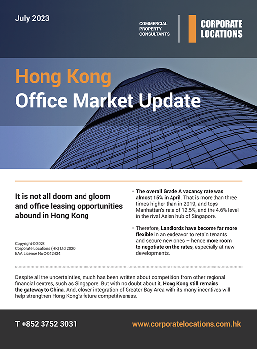 Hong Kong Office Market Update July 2023