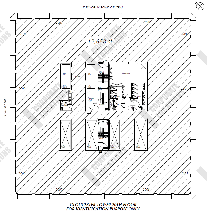 Floorplan Gloucester Tower, The Landmark