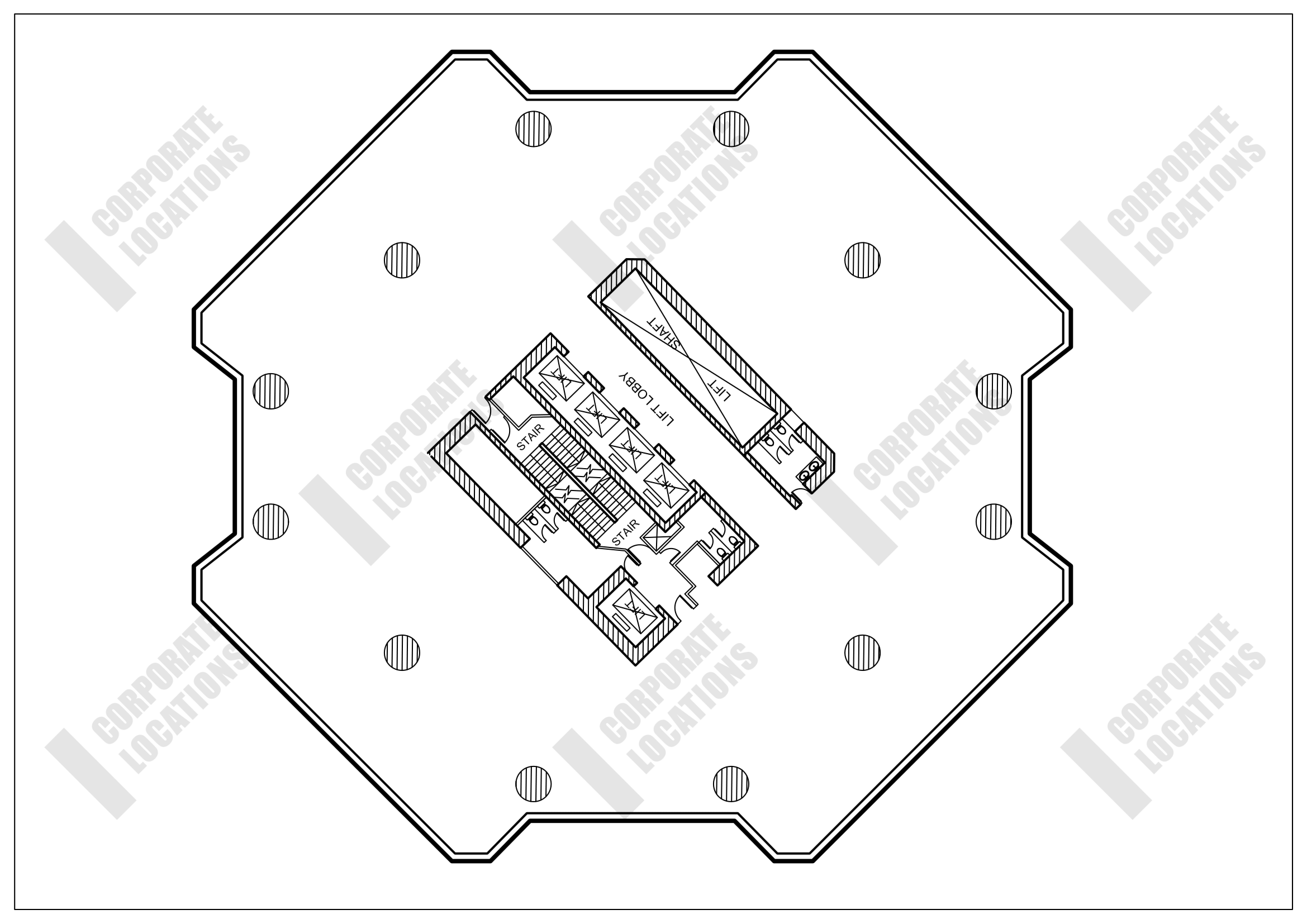 Floorplan Lippo Centre, Tower 2