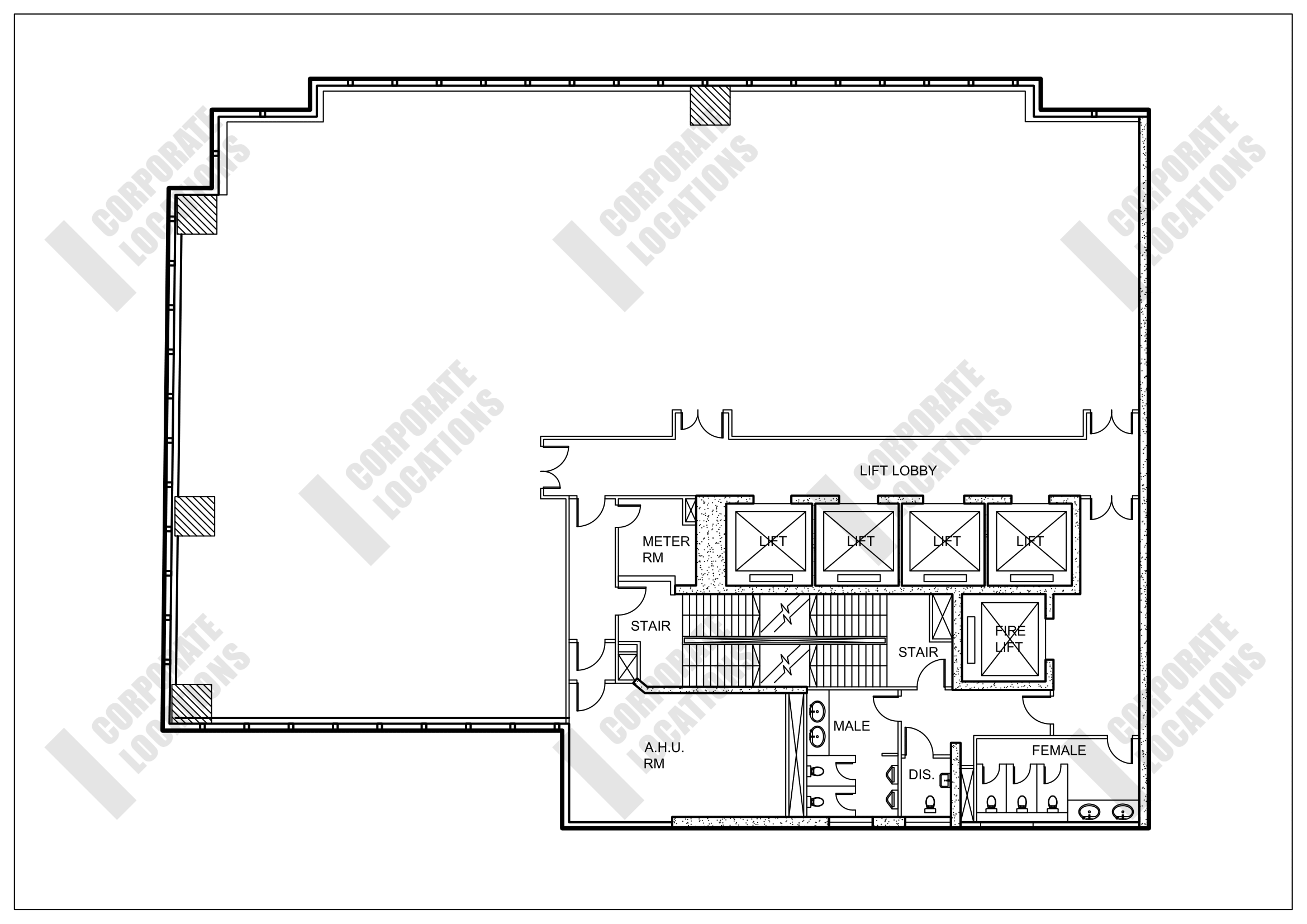 Floorplan 100 Queen's Road Central