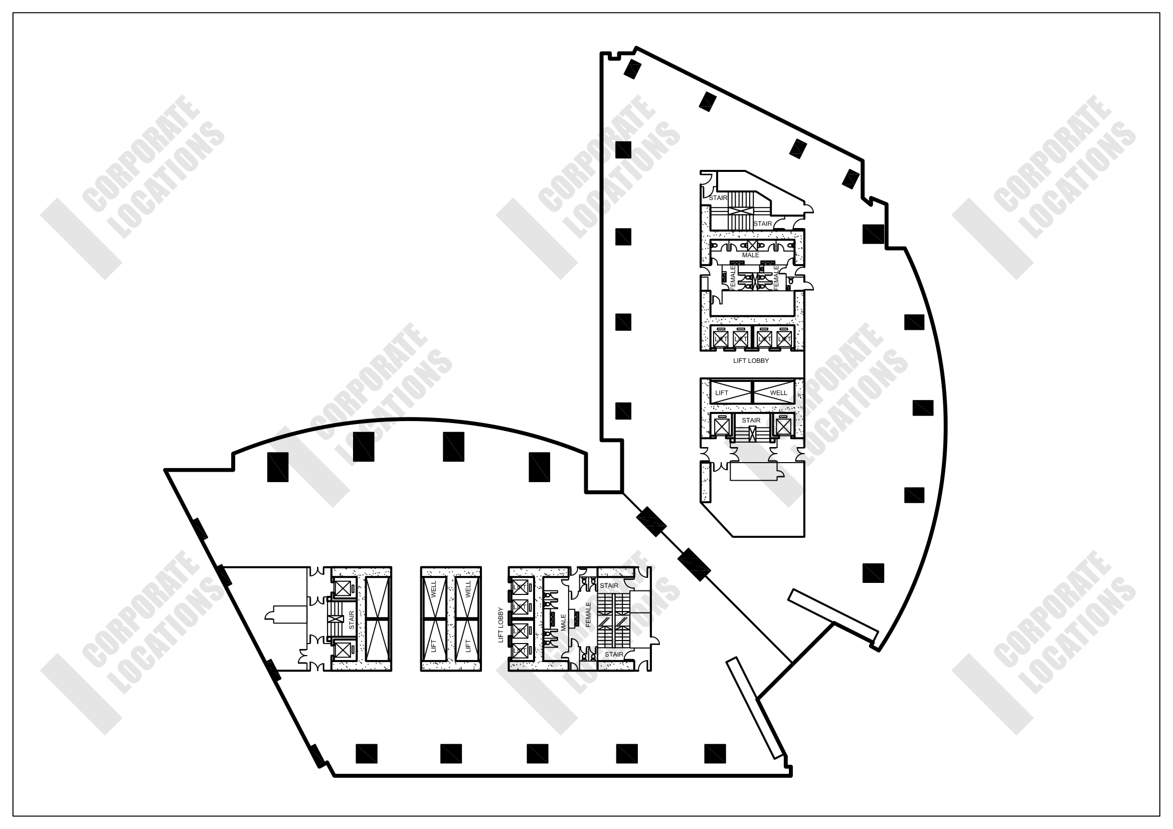 Floorplan Three Garden Road - Champion Tower