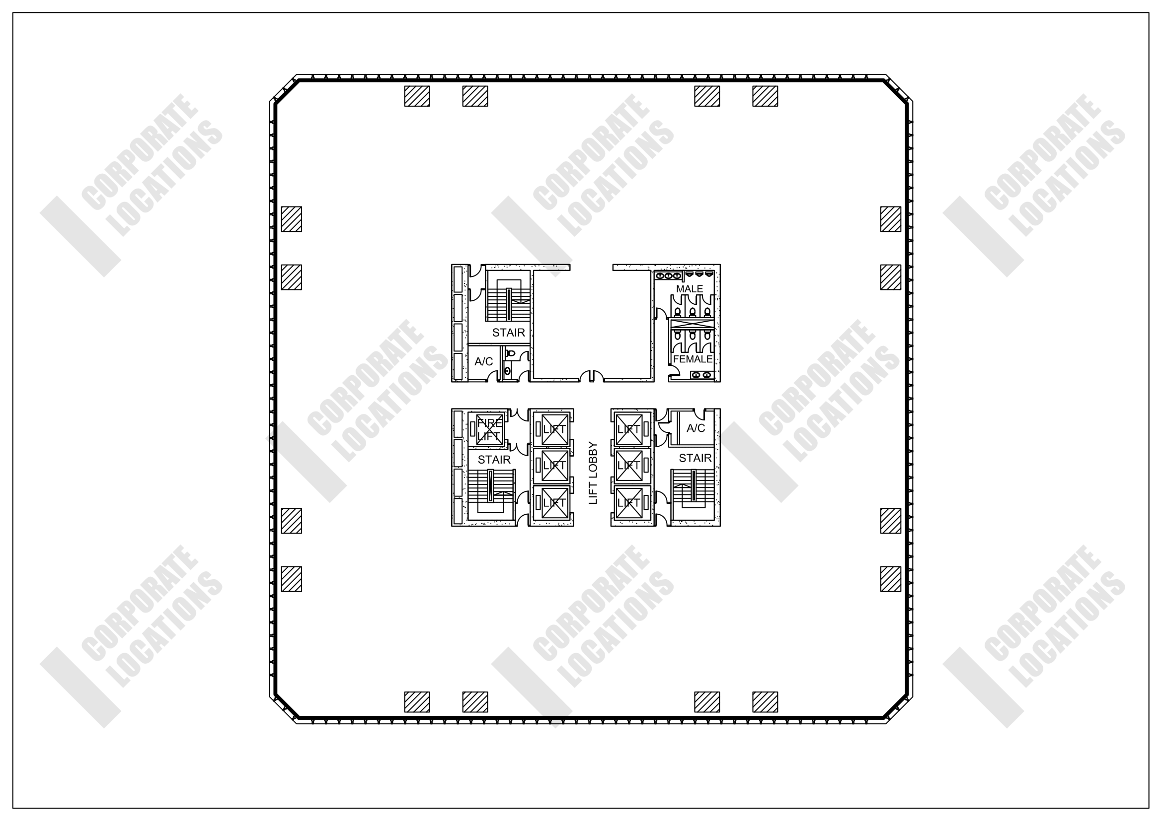 Floorplan Admiralty Centre, Tower 1