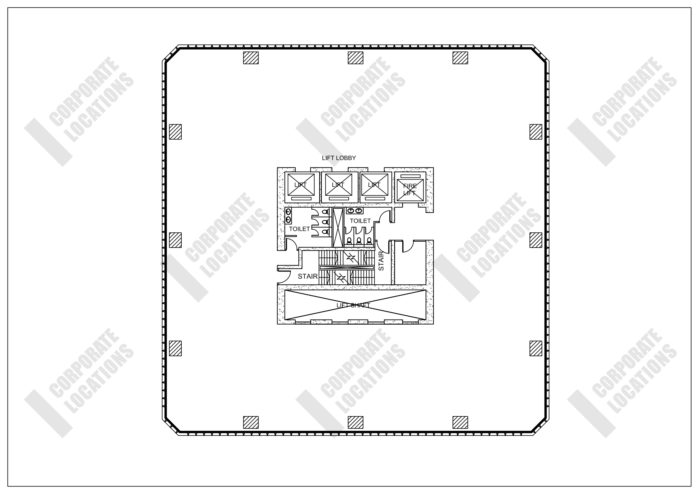 Floorplan Admiralty Centre, Tower 2