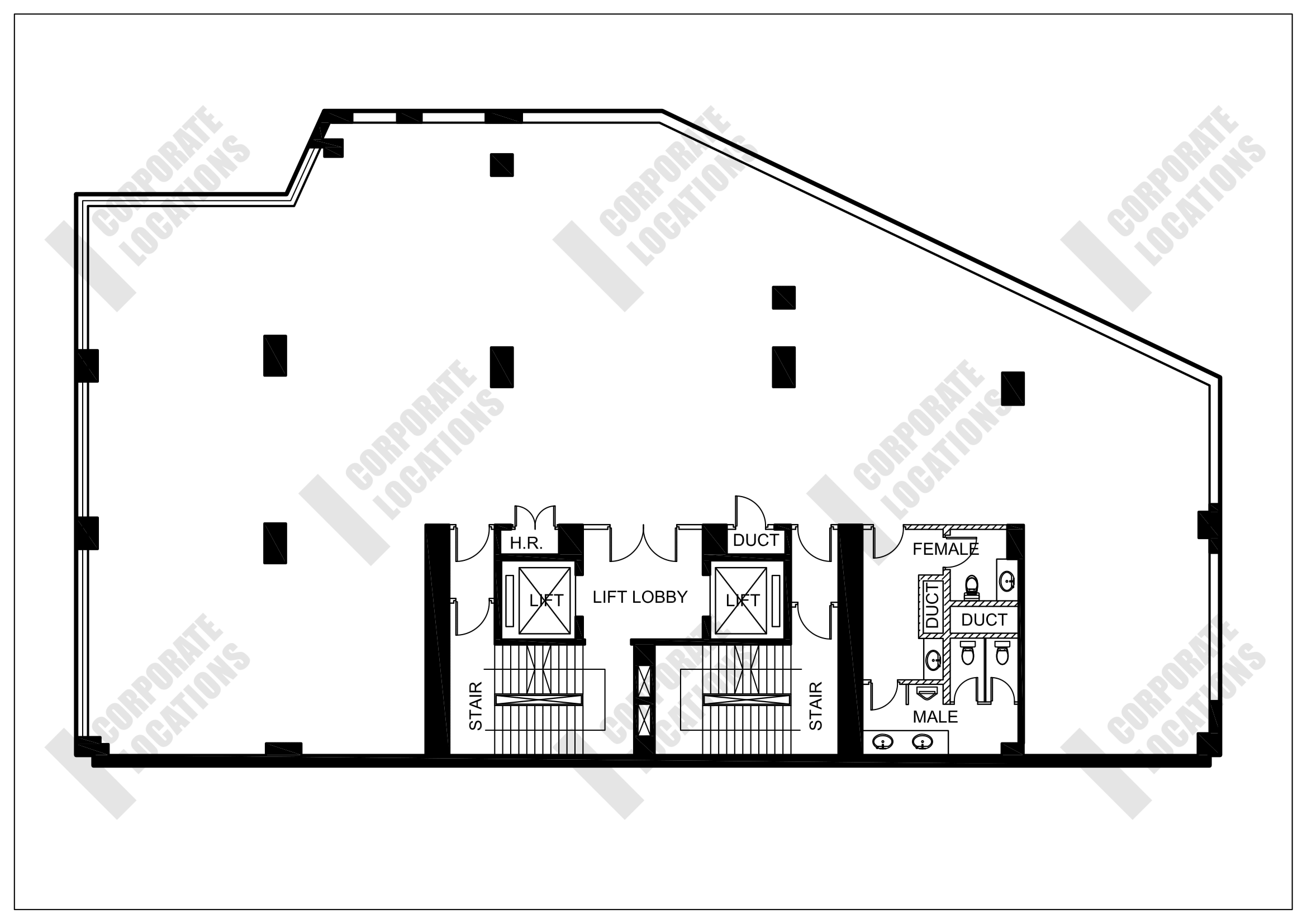 Floorplan Baskerville House