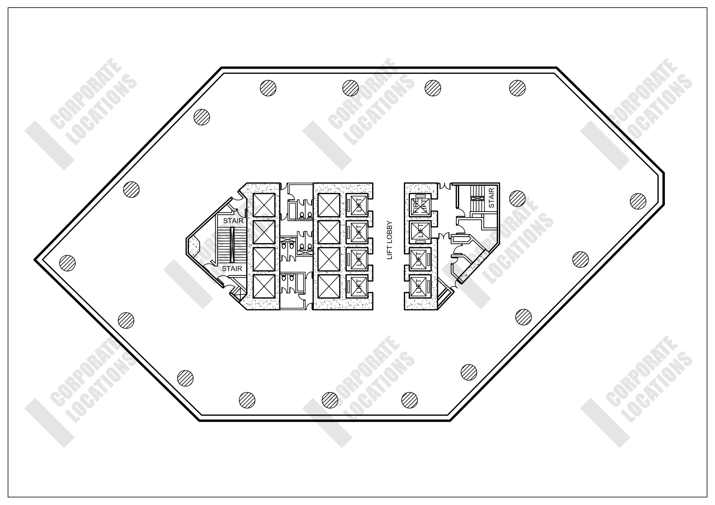 Floorplan Convention Plaza Office Tower