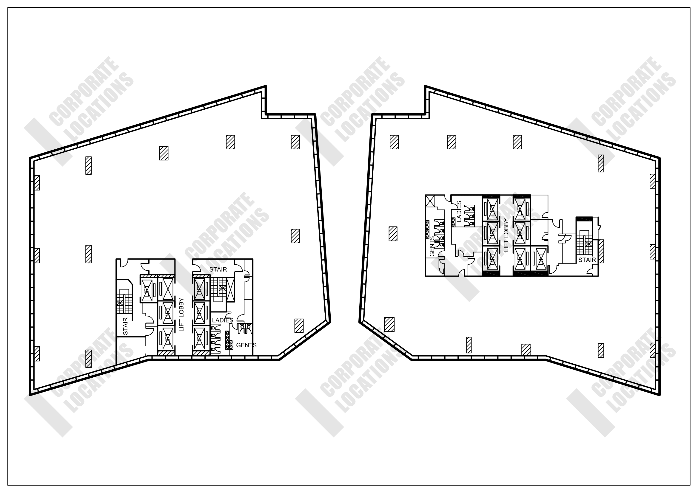 Floorplan Enterprise Square Five Tower 1