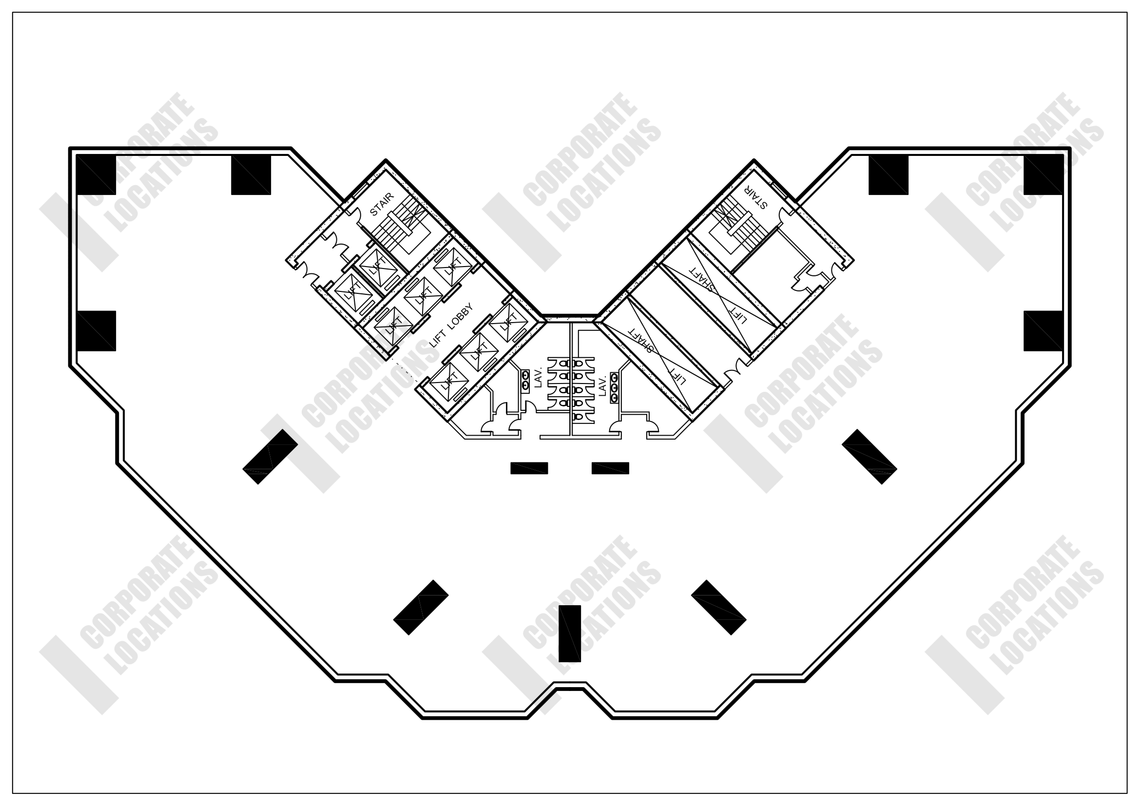 Floorplan Millennium City 1 - Standard Chartered Tower