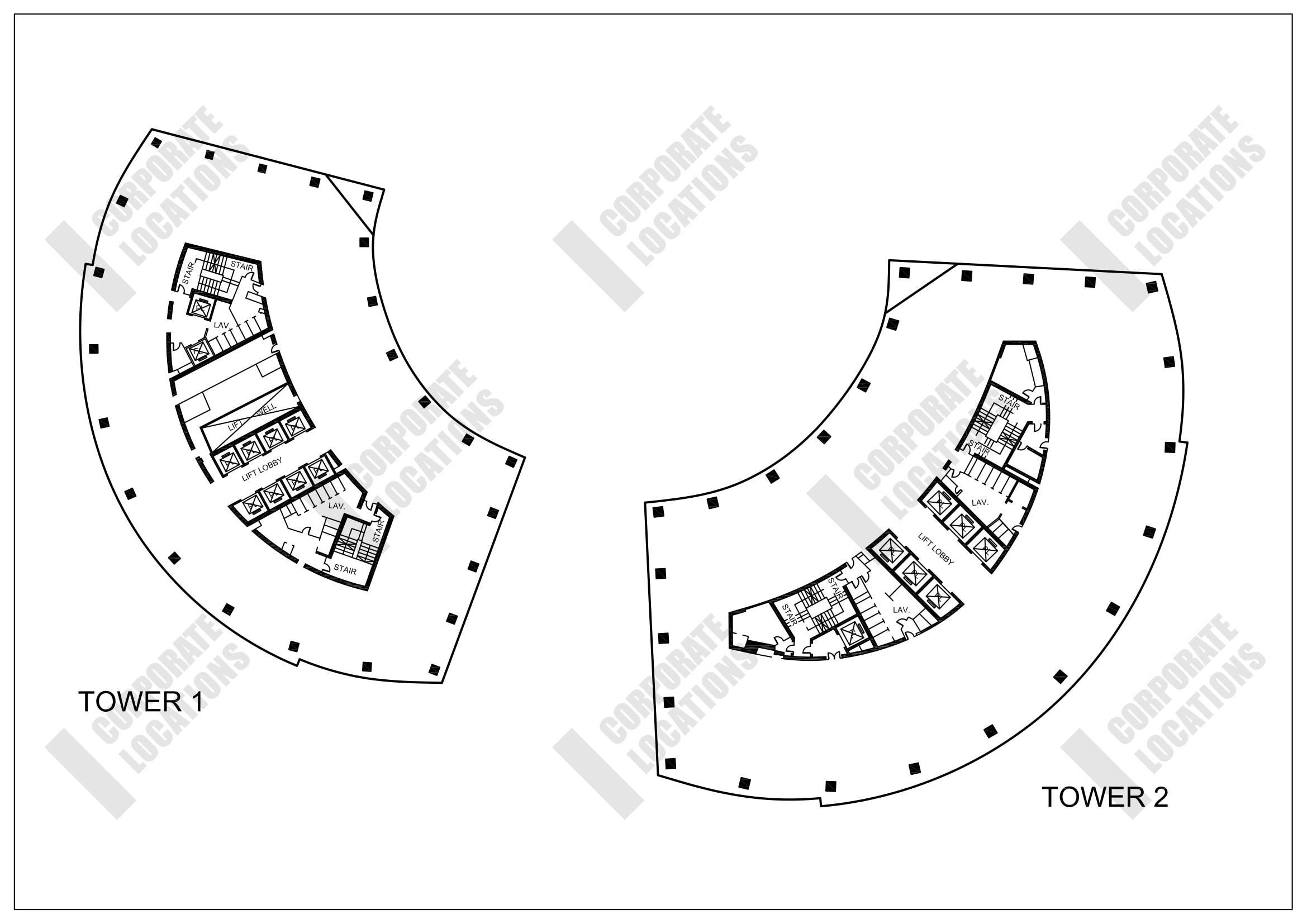 Floorplan Grand Central Plaza Tower 1