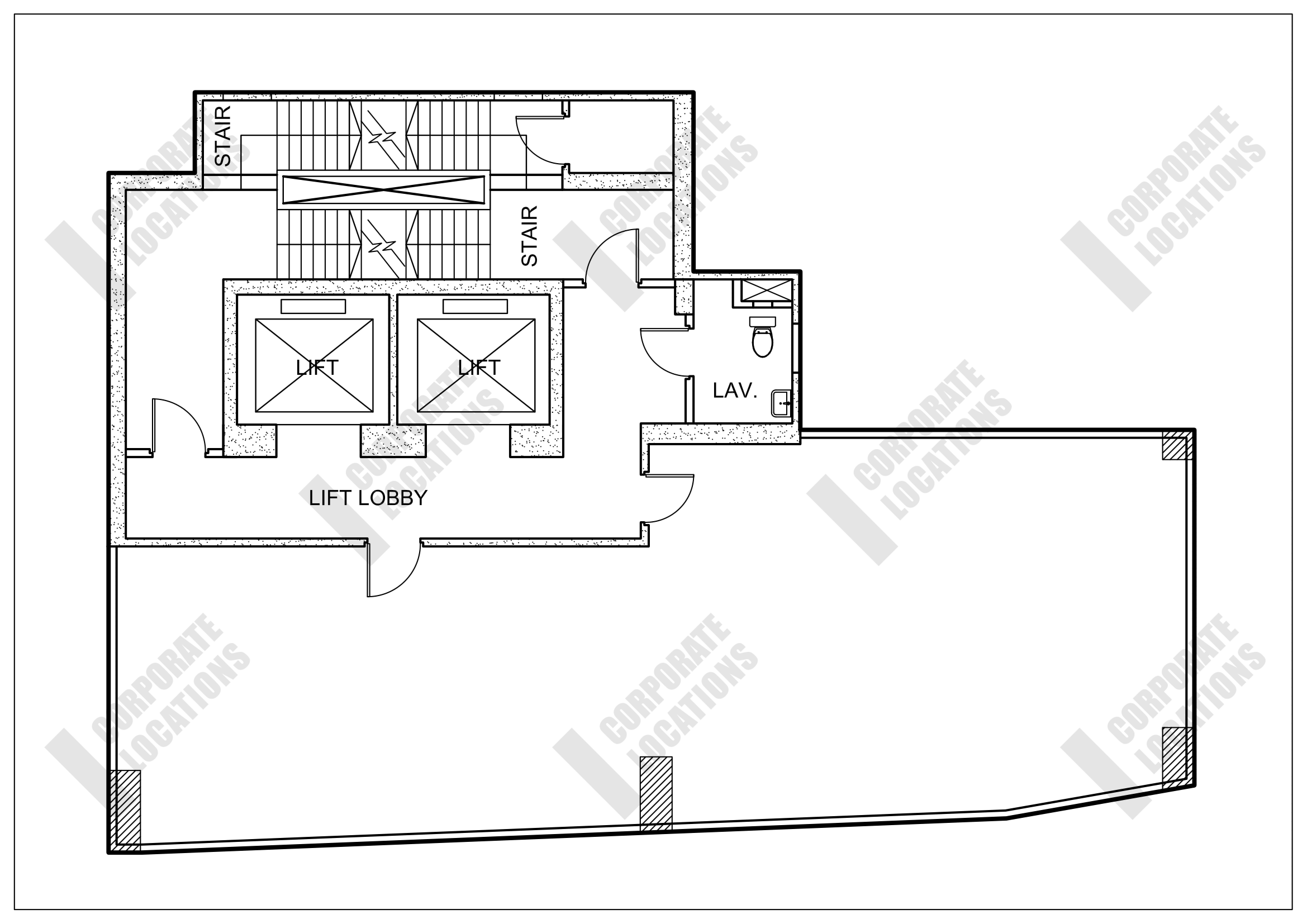 Floorplan Zoroastrian Building