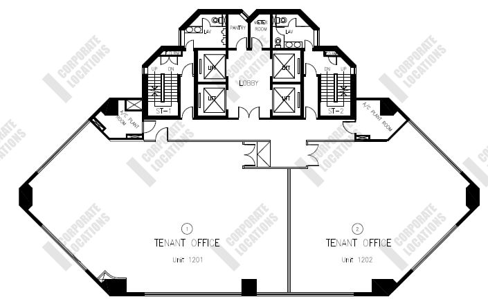 Floorplan West Exchange Tower