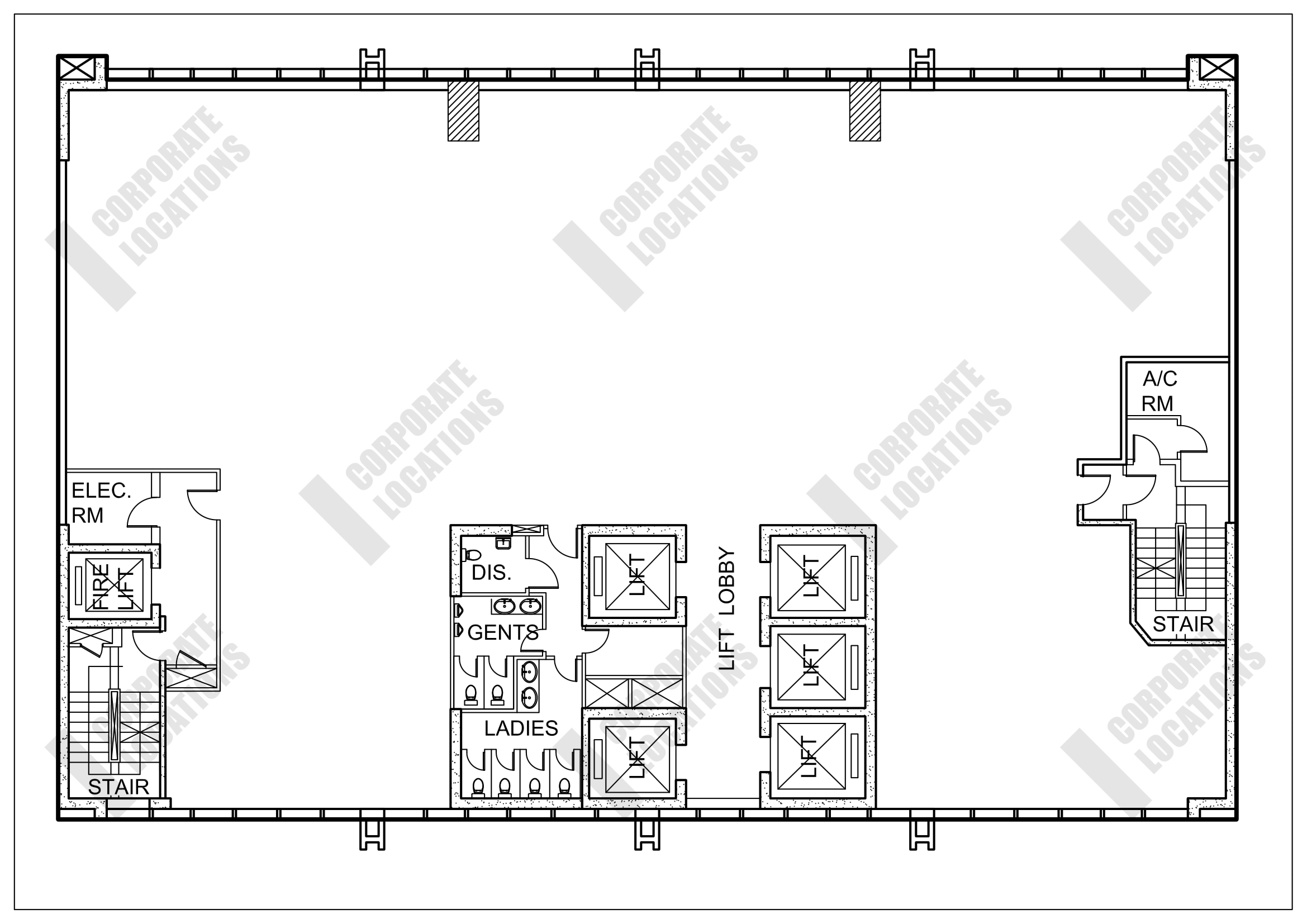 Floorplan Saxon Tower