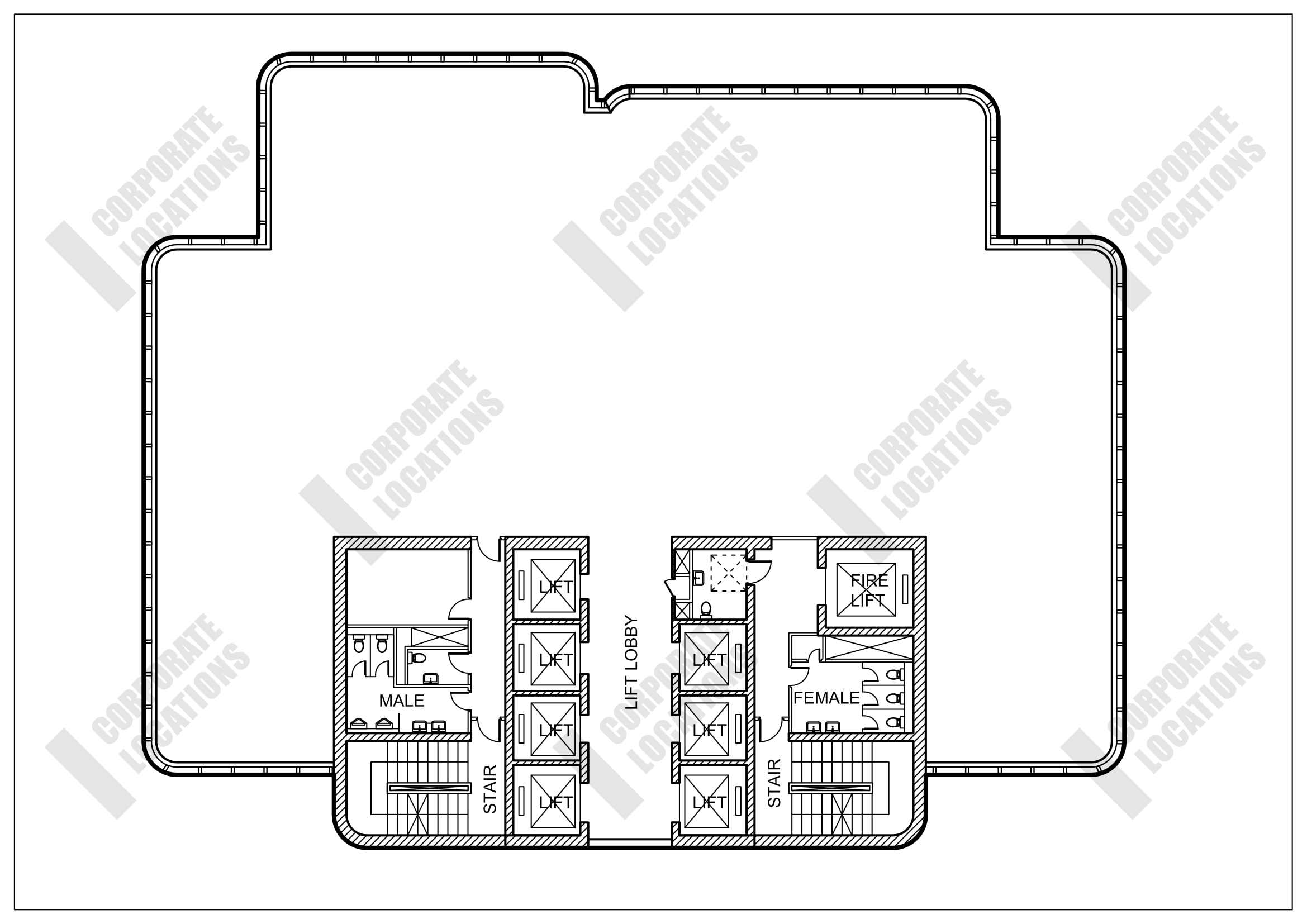 Floorplan Tower 535